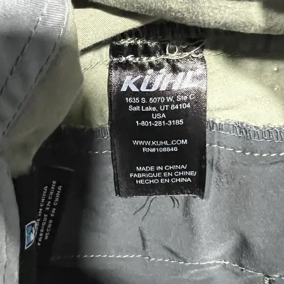 Kuhl Spire Women‎ Green Style 6285 Pockets Cargo Bermuda Hiking Shorts Sz 2 30” - Picture 4 of 10